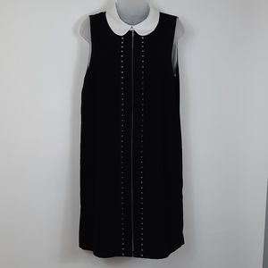 Cece Black dress with White callor